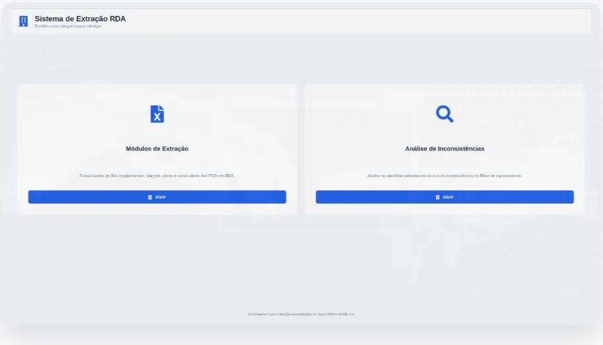 ExtracaoRDA — screenshot